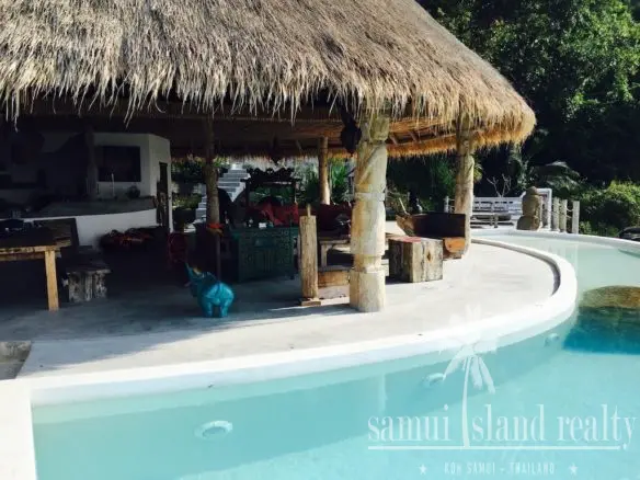 Lamai Sea View Villa Samui Living Area