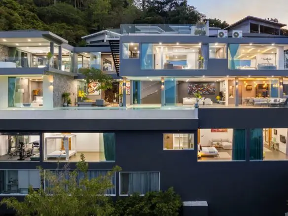 Villa Moonstar Koh Samui At Night