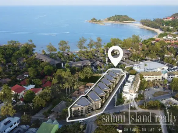 Beach Side Luxury Residence Ko Samui Aerial Site Render