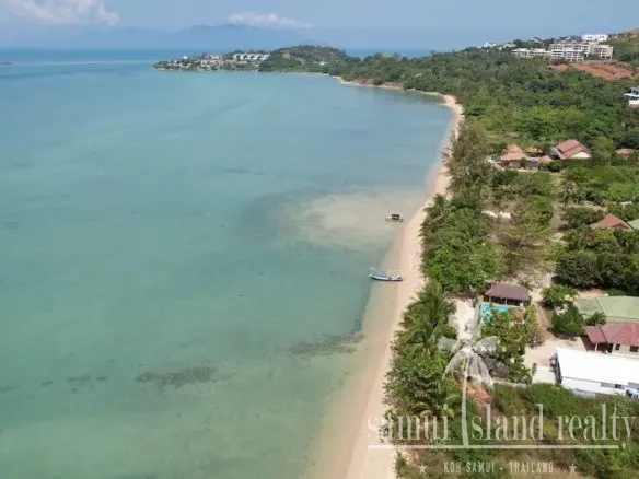 Koh Samui Beachfront land With Condominium Beach