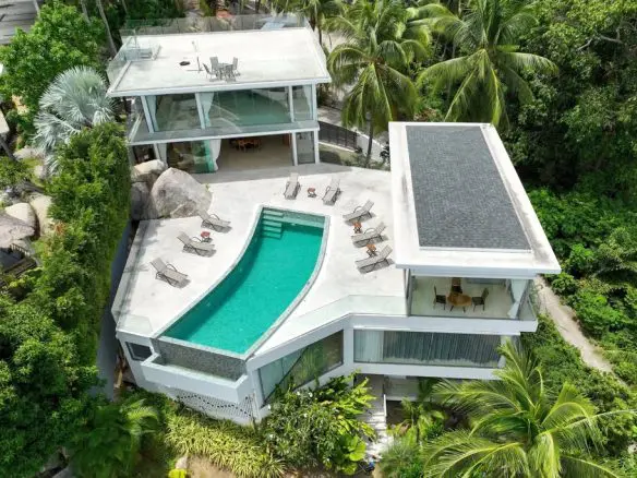 Chaweng Noi Villa Koh Samui Aerial