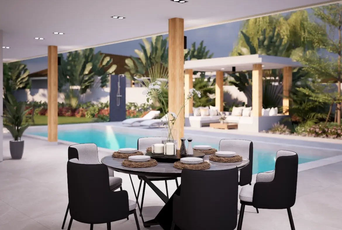 Ko Samui Pool Villas For Sale Outdoor Seating