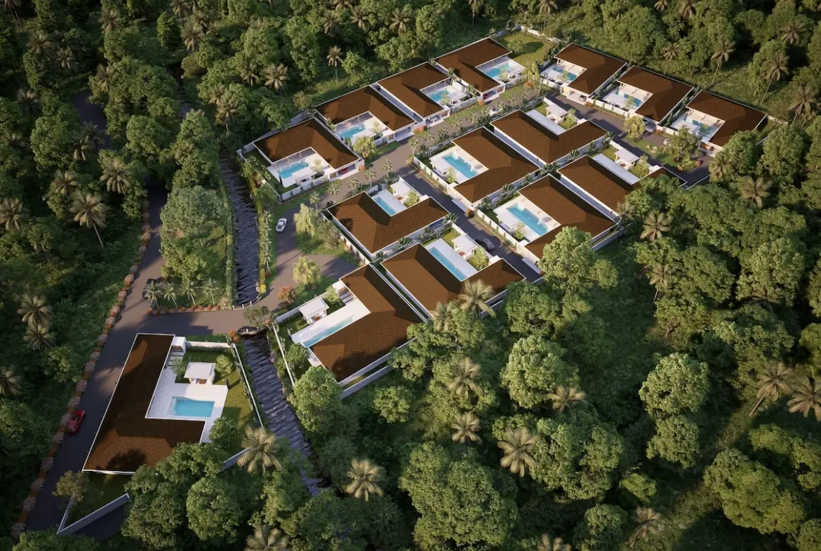 Koh Samui Maenam Villas For Sale Bedroom