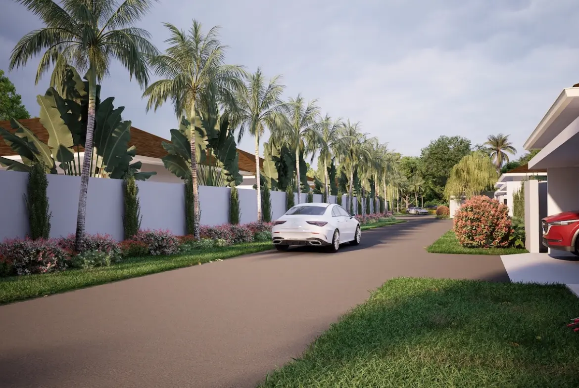 Koh Samui Maenam Villas For Sale Site Road
