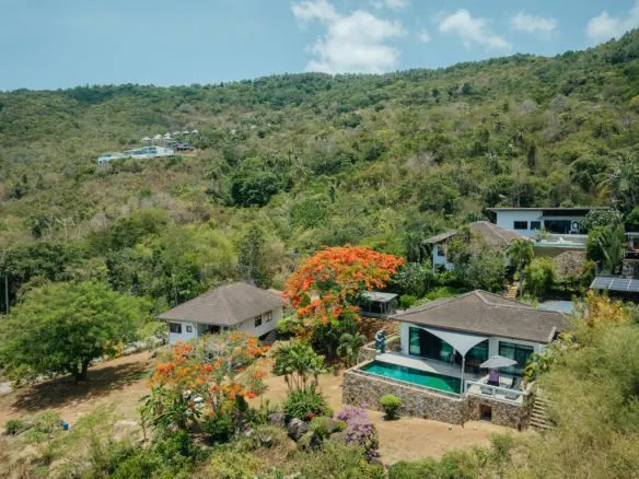 Koh Samui Two Villa Property Aerial
