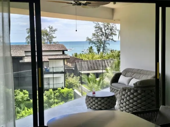 Koh Samui Modern Apartment Balcony View