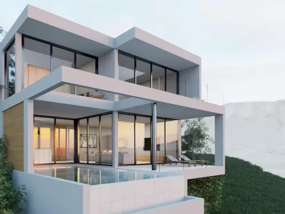 Koh Samui Modern Plai Laem Villa Exterior