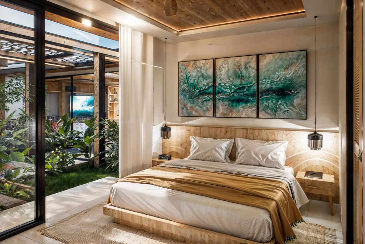 Luxury Koh Samui Bophut Villa Bedroom