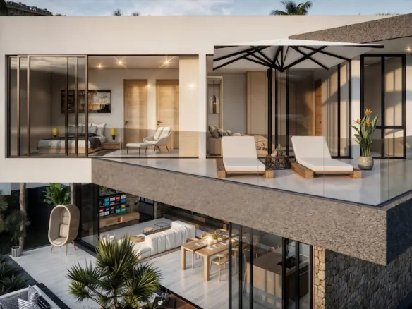 Teak Heritage Villas Koh Samui Terrace