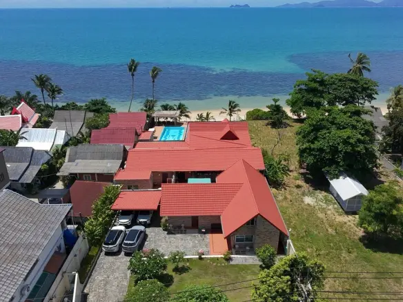 Koh Samui Beach Villa For Sale Aerial