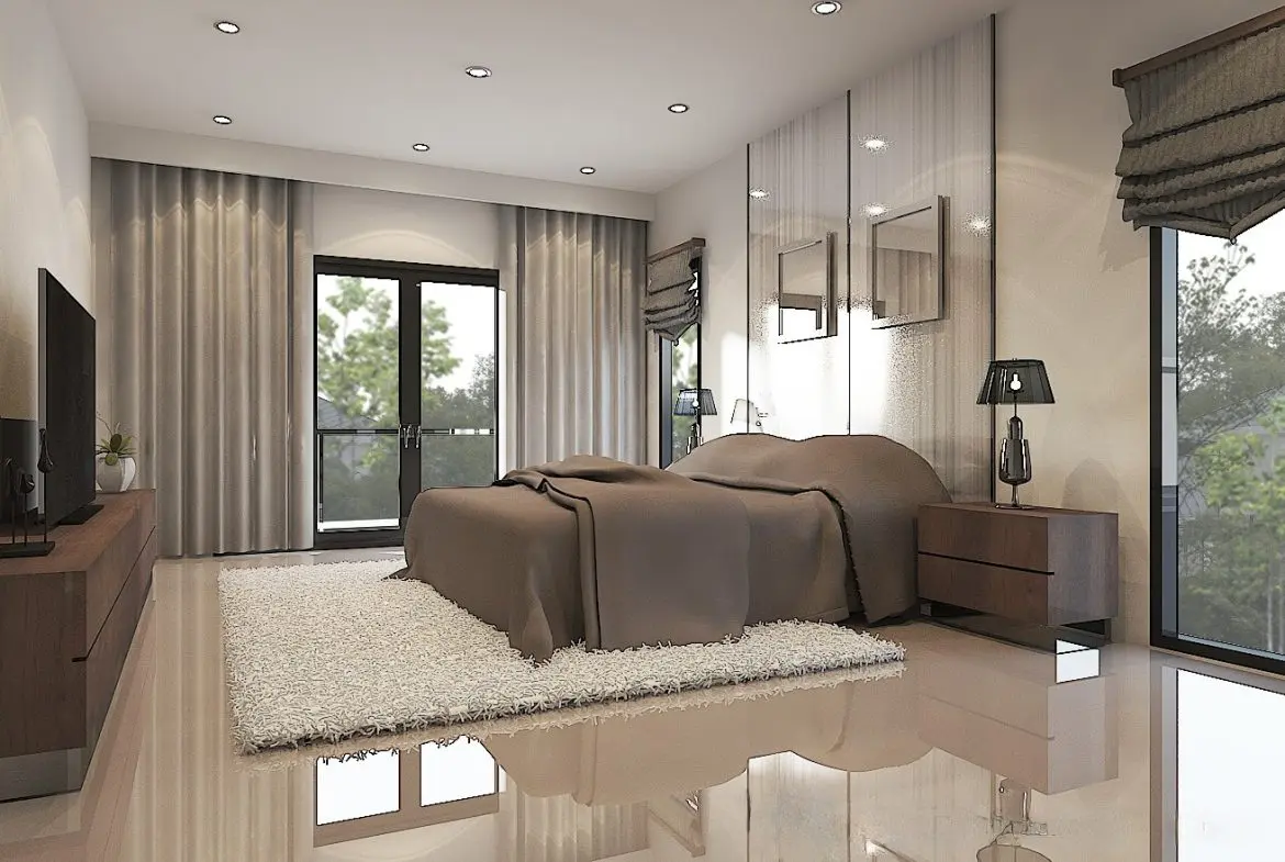 Villas For Sale In Bang Rak Ko Samui Bedroom
