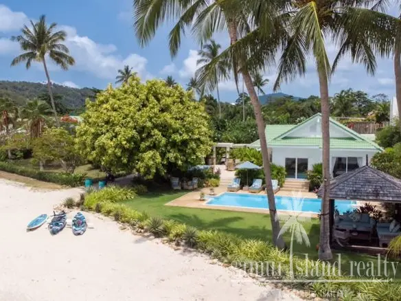 Koh Samui Beachfront Villa For Sale In Hua Thanon