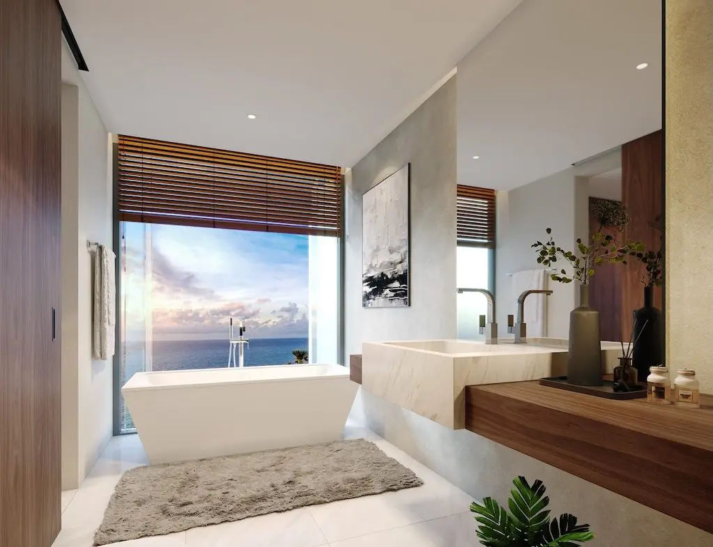 Koh Samui Sea View Villa In Bang Po Bathroom