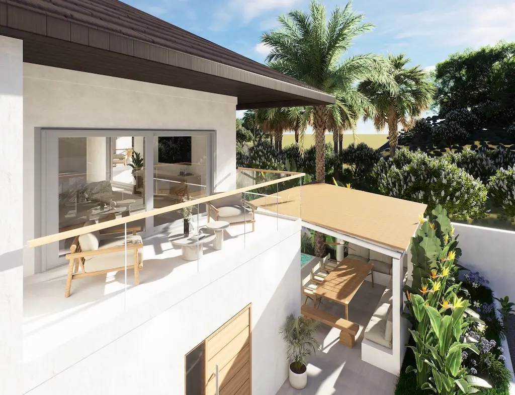 Koh Samui Properties For Sale In Maenam Balcony