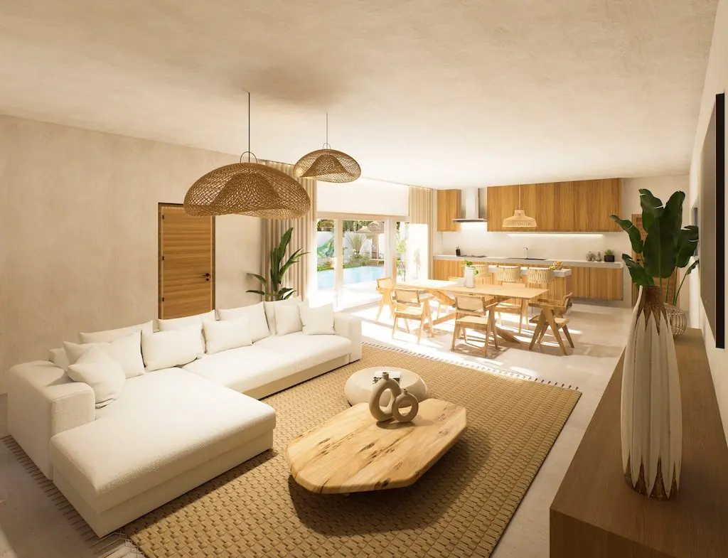 Koh Samui Villas In Maenam Living Space