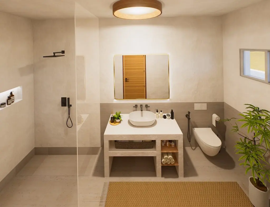 Koh Samui Villas In Maenam Soi 1 Bathroom