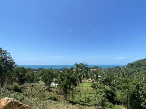 Sea View Land For Sale In Lamai Koh Samui