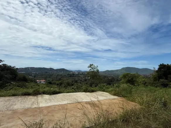 Koh Samui Sea View Land For Sale In Lamai Road