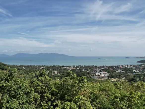 Koh Samui Sea View Land Plot For Sale In Bophut