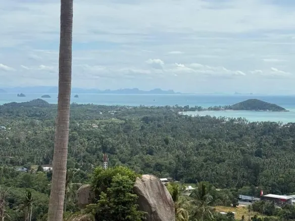 Koh Samui Land For Sale in Angthong Sea View