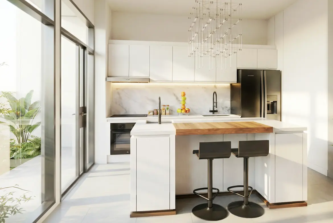 Beachfront Villas At Eco Home Samui Kitchen