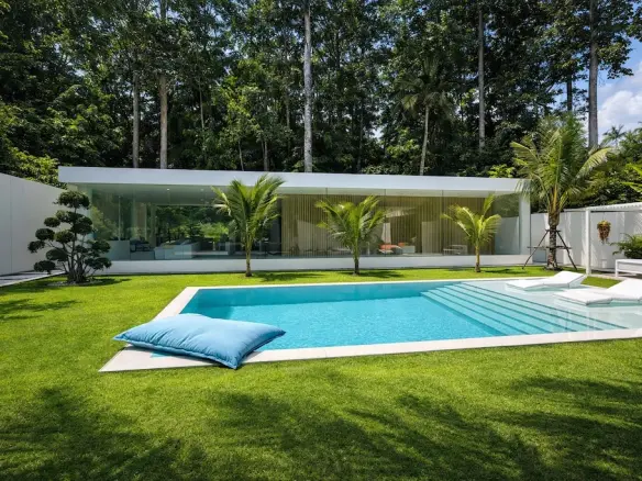 Lamai Modern Villa For Sale Pool