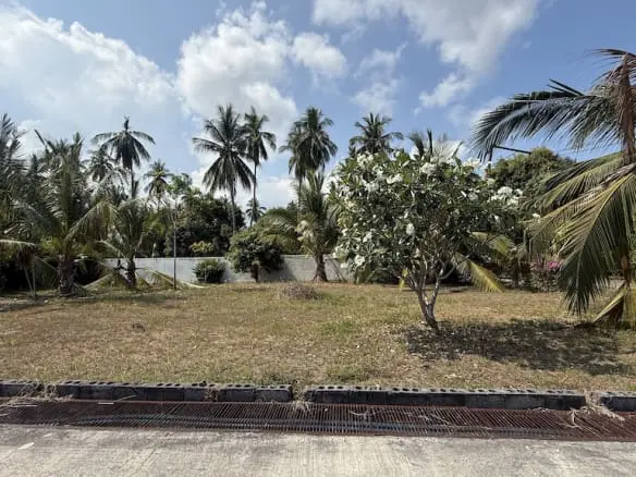 Baan Kao Land Plot For Sale In Koh Samui Front