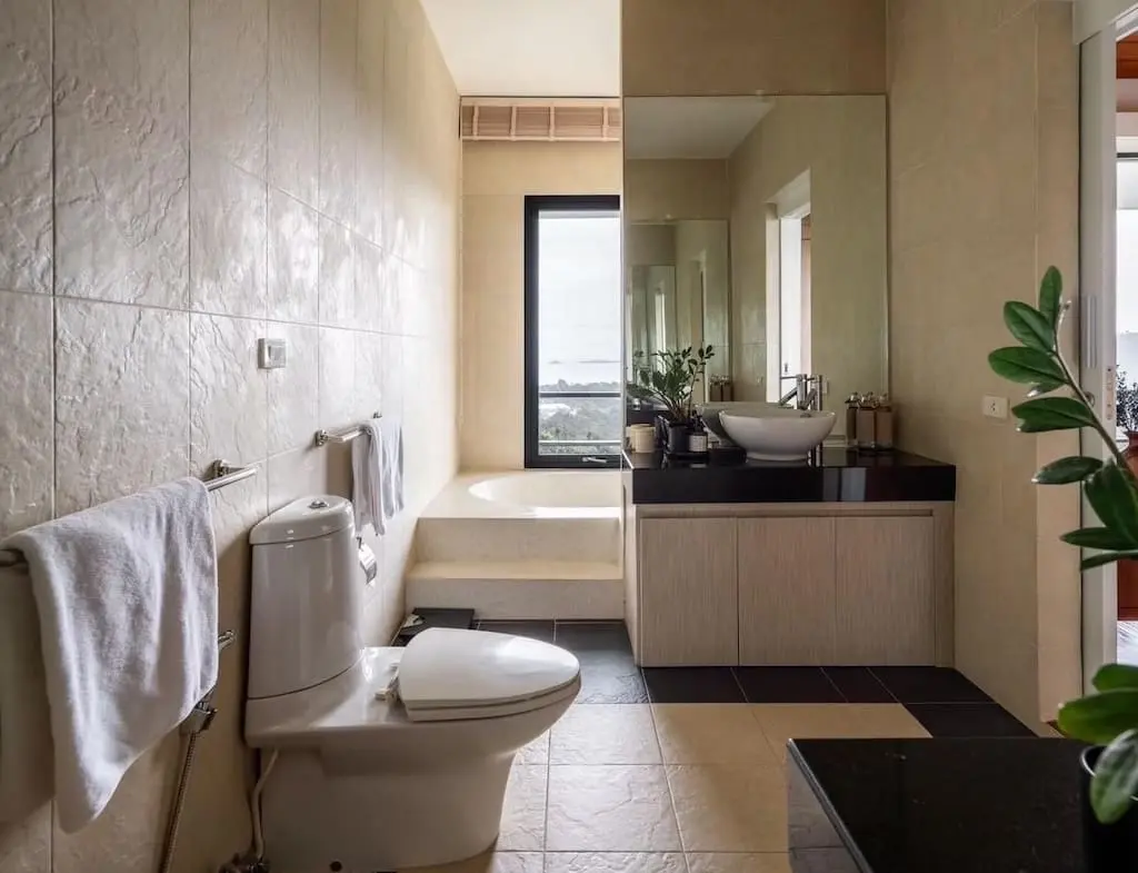 Koh Samui Ocean View Property Bathroom