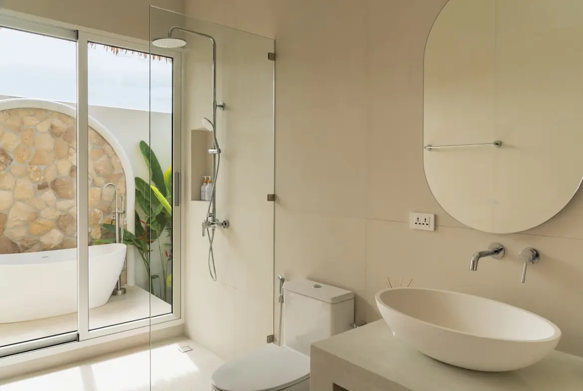 3-Bed Residences At Thara Tropical Villas Bathroom