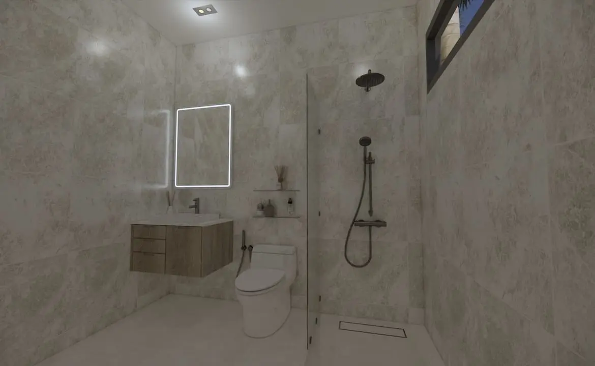 Aelora Resiidence 3-Bed Villas Shower