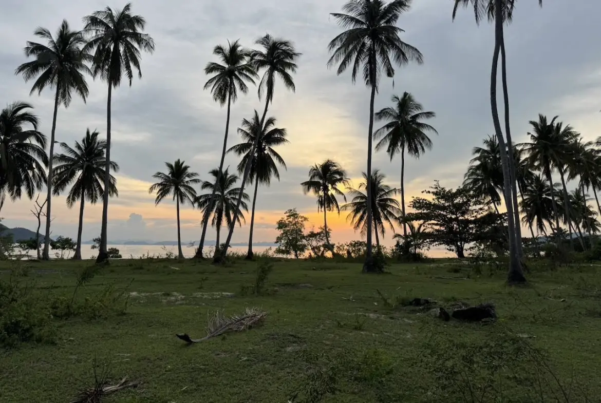 Koh Samui Beach Parcel Sunset