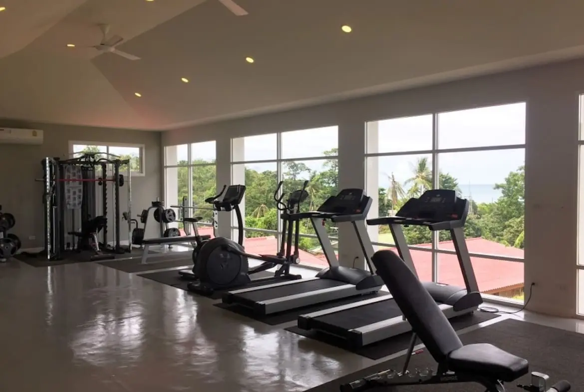 Koh Samui Sea View Property In Choeng Mon Gym