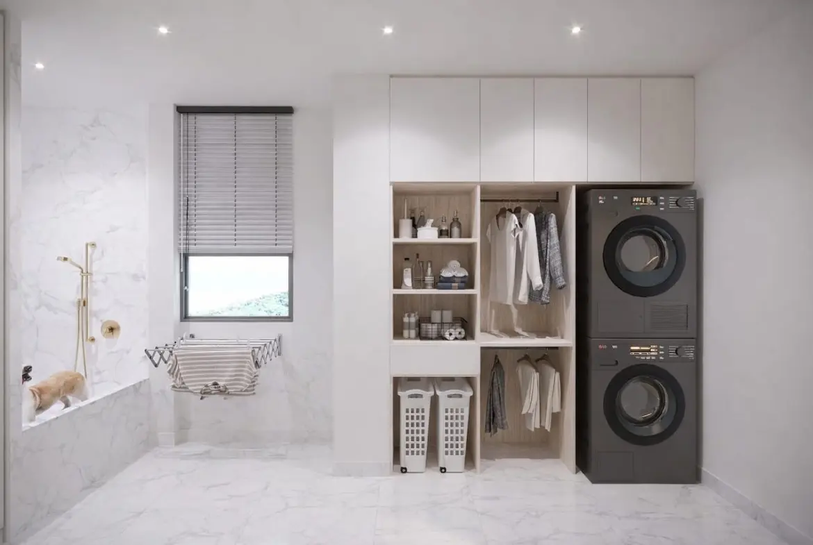 Ban Tai Sea View Villa laundry