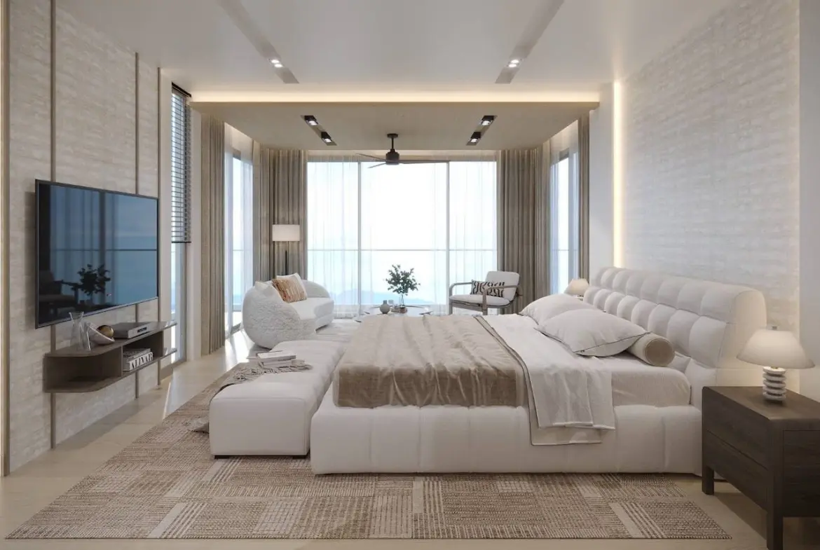 Ban Tai Sea View Villa master bedroom