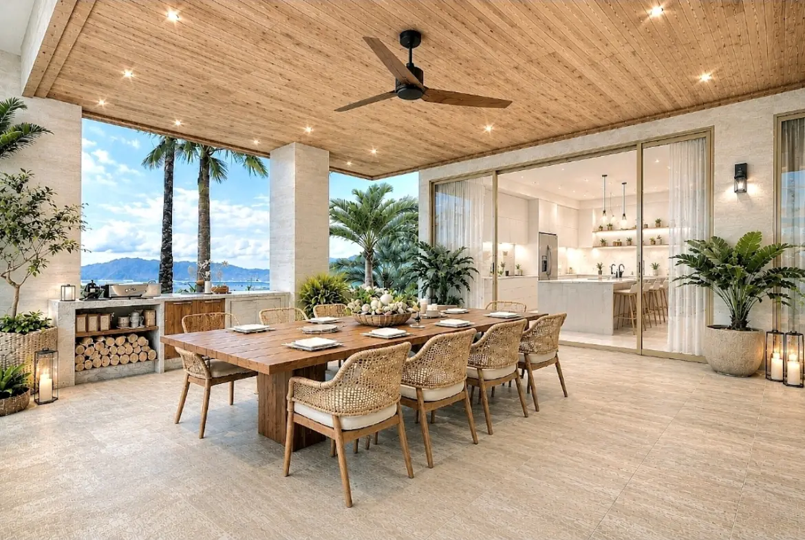 Ban Tai Sea View Villa terrace