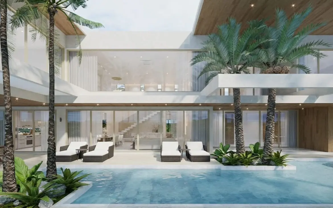 Ban Tai Sea View Villa swimming pool