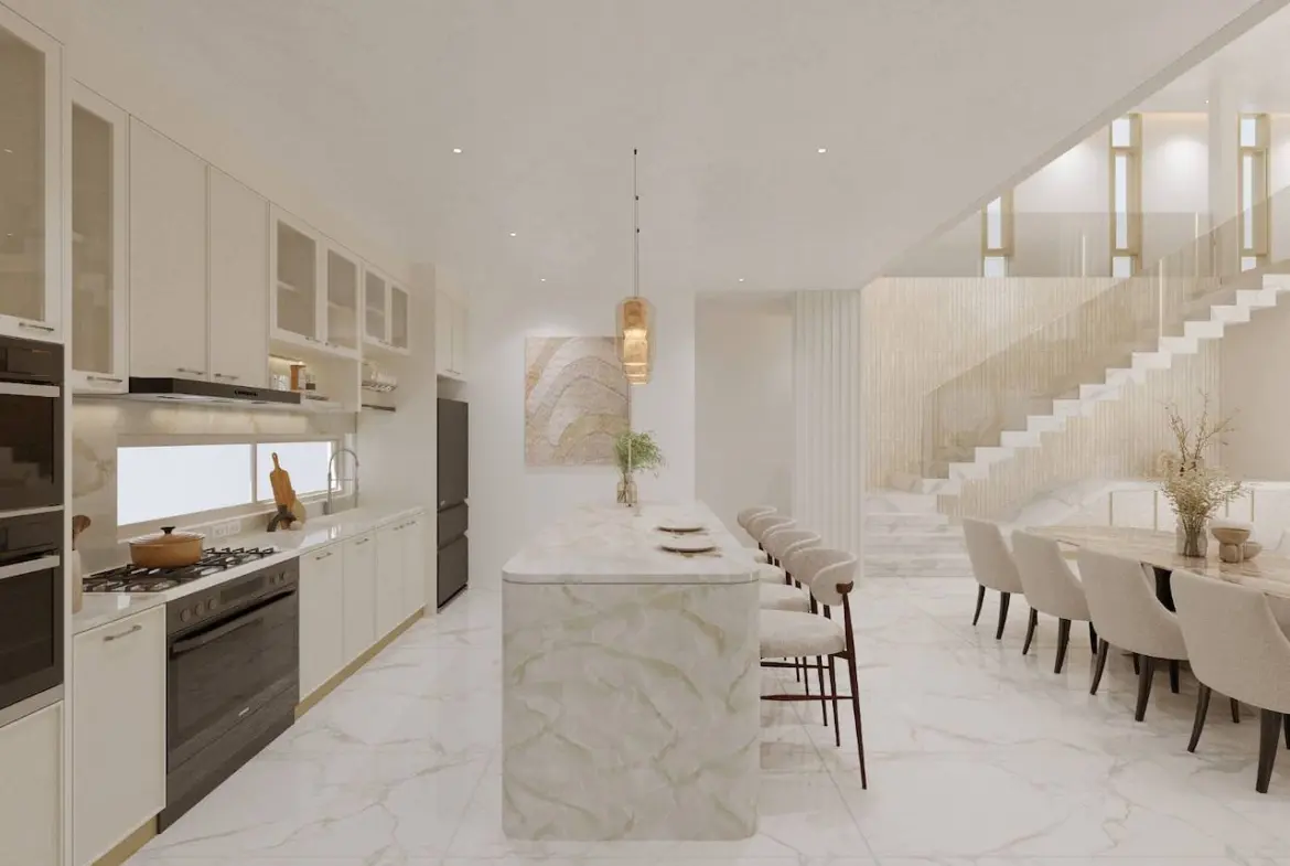 Ban Tai Sea View Villa kitchen