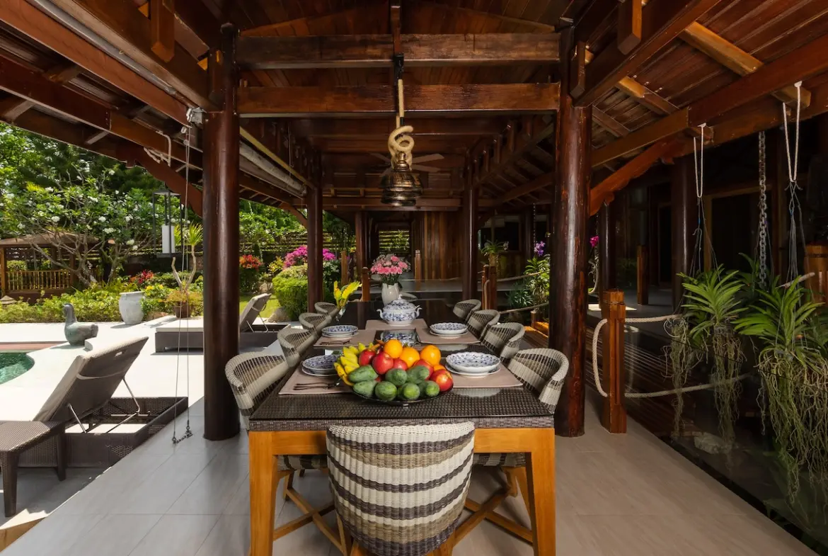 Beachfront Property For Sale In Koh Samui Outdoor Dining