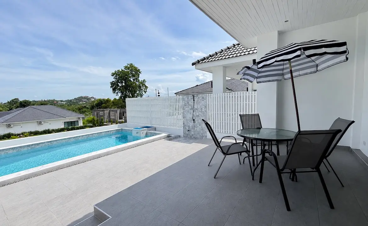 Choeng Mon Two Bed Pool Villa Terrace