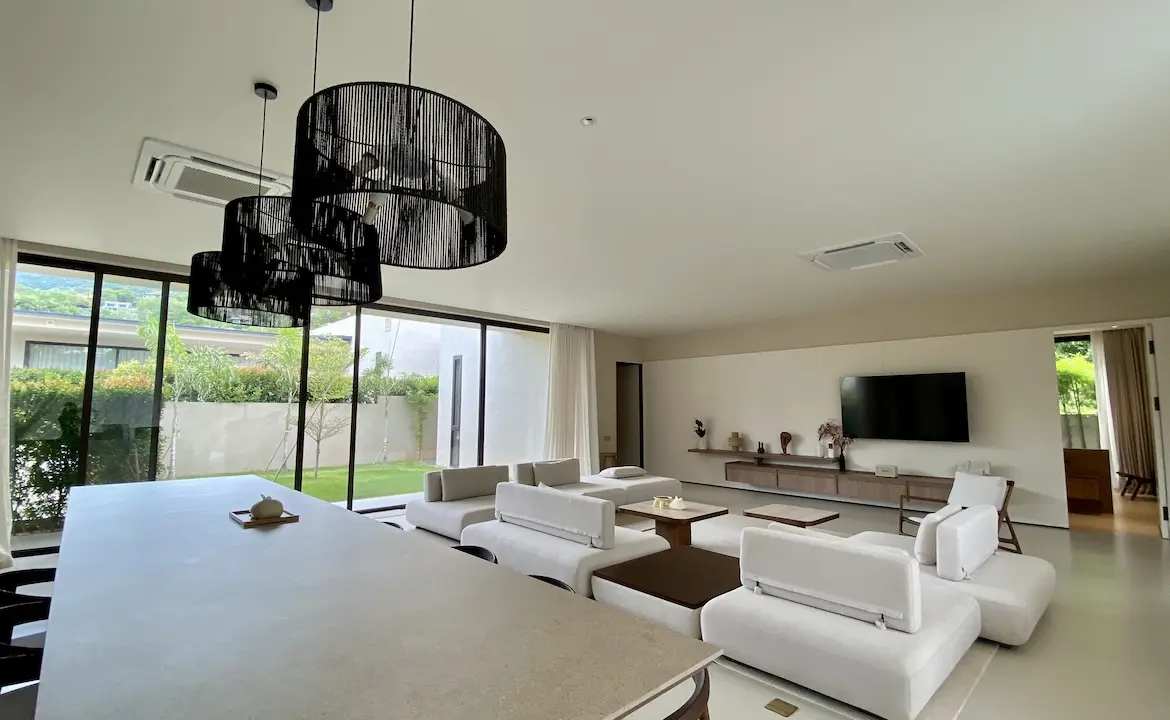 Koh Samui Luxury Pool Villa Living Area