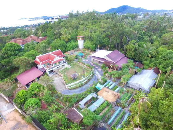 Koh Samui Property With Expansive Grounds Aerial