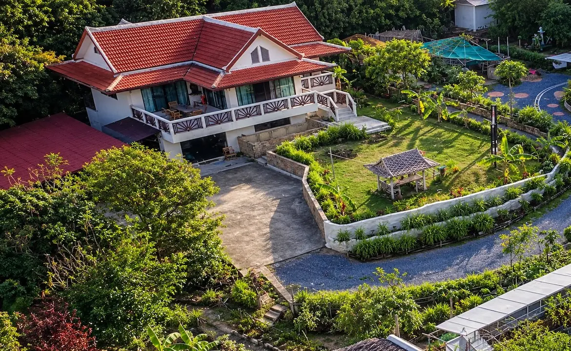 Koh Samui Property With Expansive Grounds Aerial