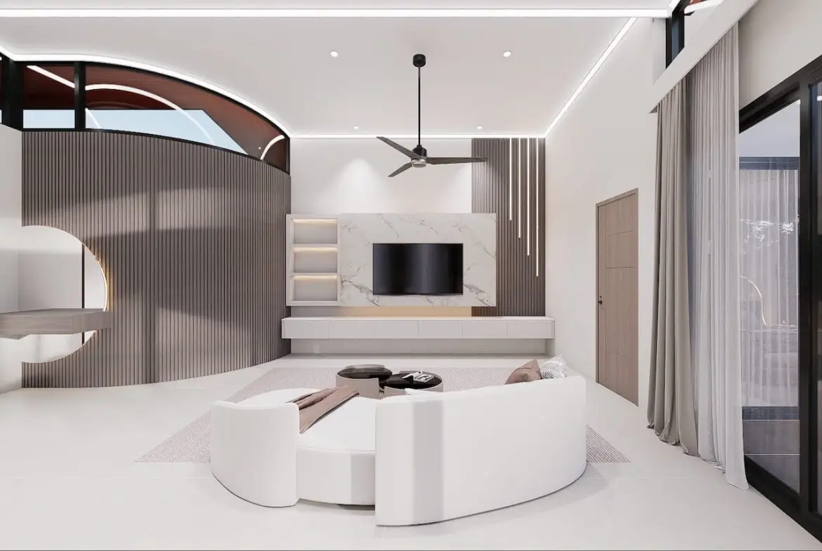 Maenam Villa Project Living Area