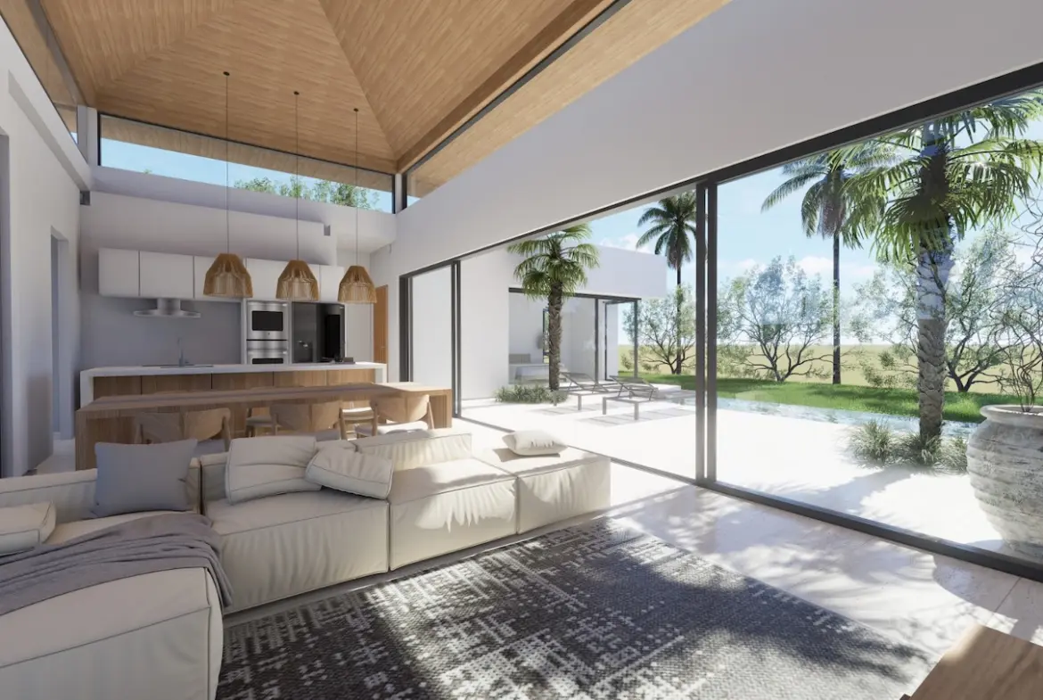 Bocami Villas Bangrak Living Area