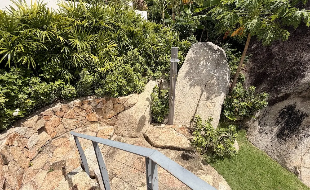 Chaweng Noi Sea View Property Garden Stairs