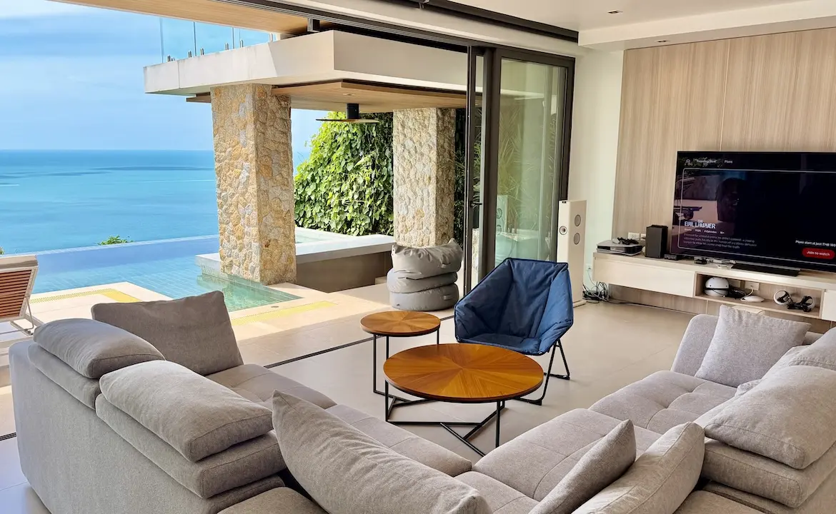 Chaweng Noi Sea View Property Lounge