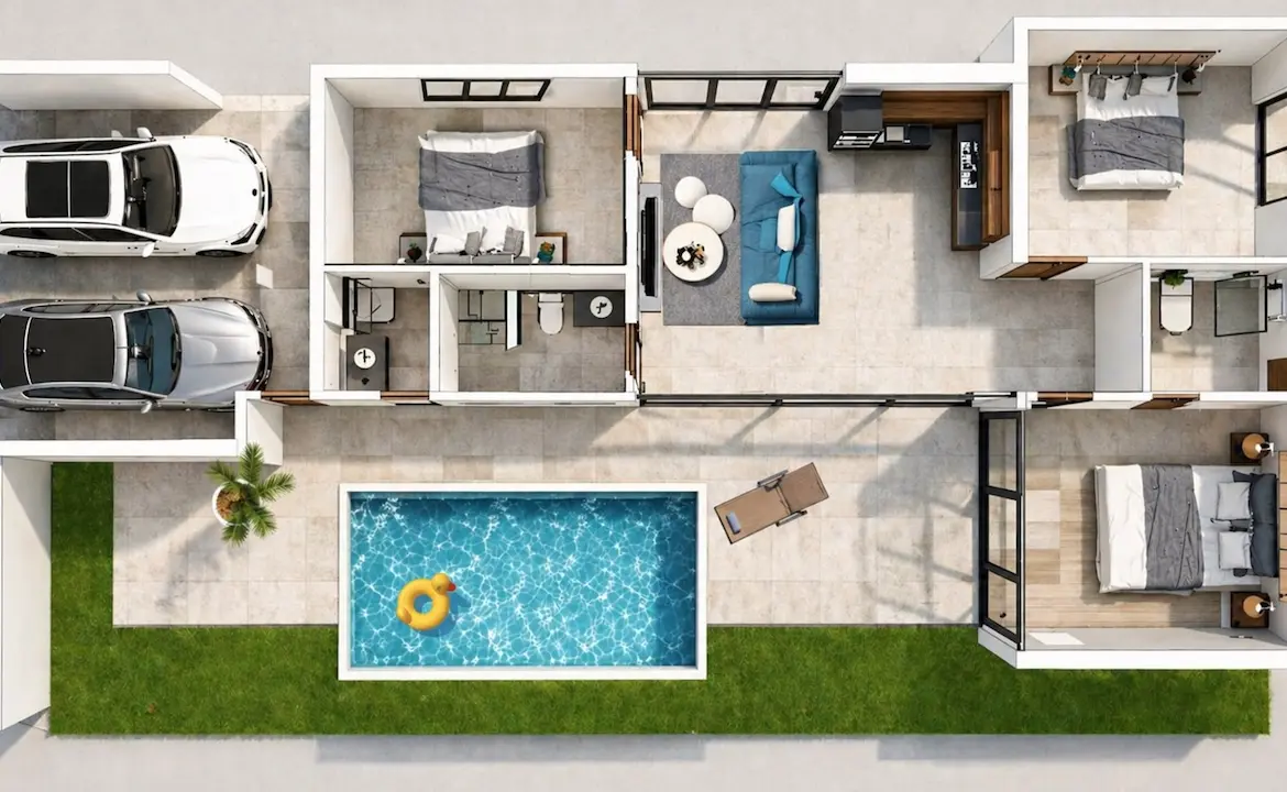 Coconut Valley Villas Floor plan