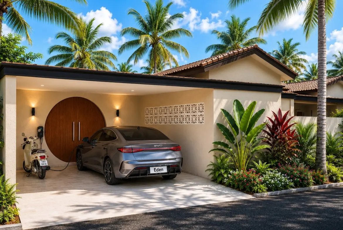 Eden Beach 2-Bed Villas Entrance
