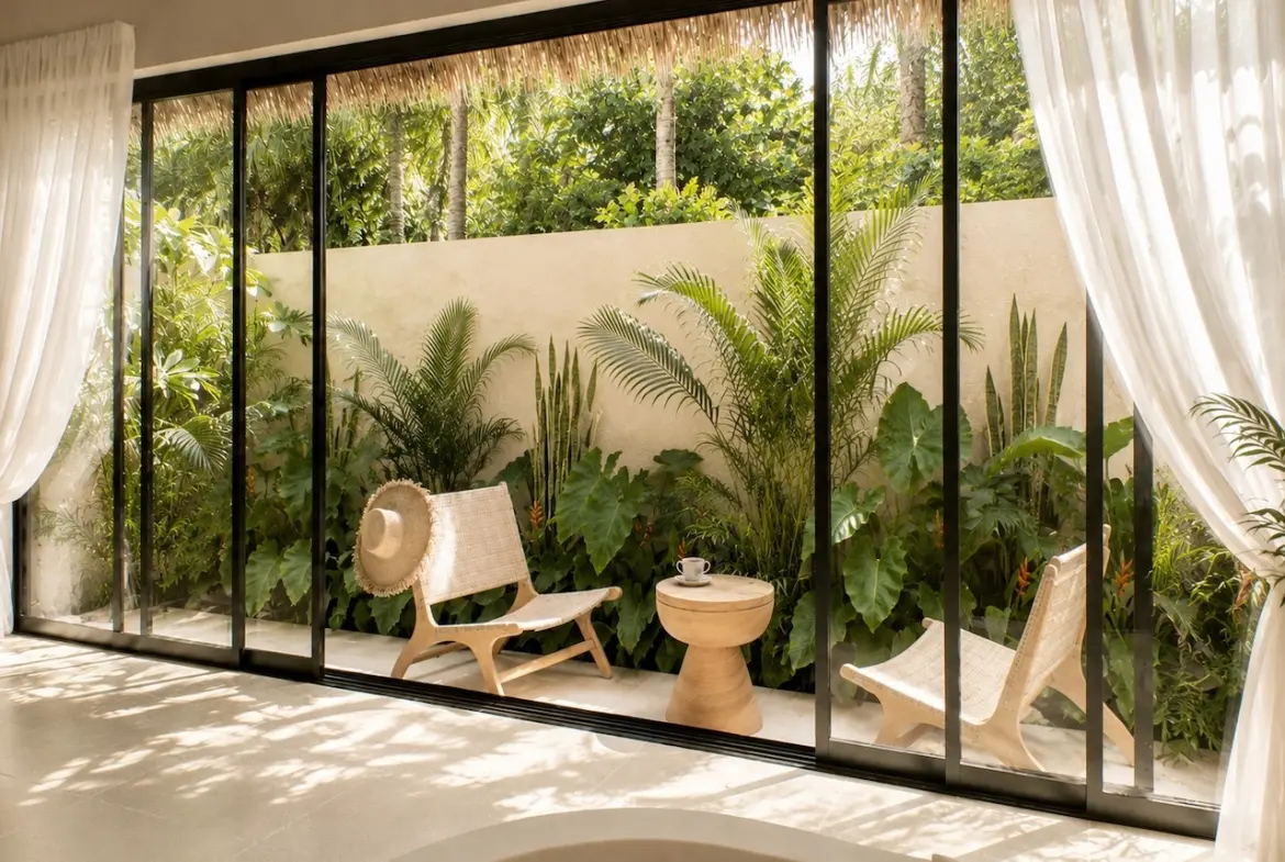 Eden Beach 2-Bed Villas Patio