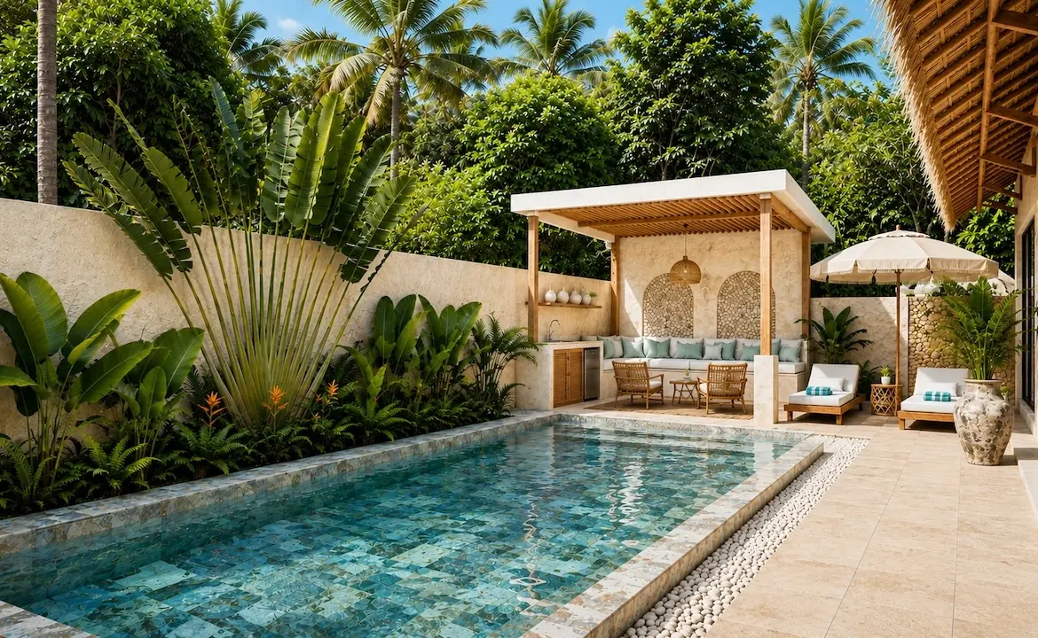 Eden Beach 2-Bed Villas Swimming Pool